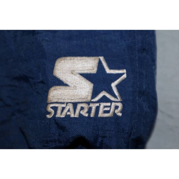 90s Yankees Starter Jacket Men's S Blue MLB Licensed Removable Hood - Picture 7 of 15